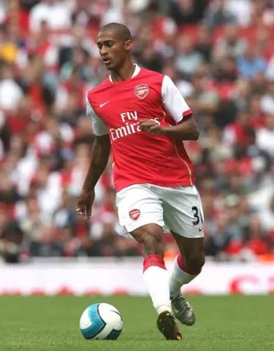 Armand Traoré playing for Arsenal