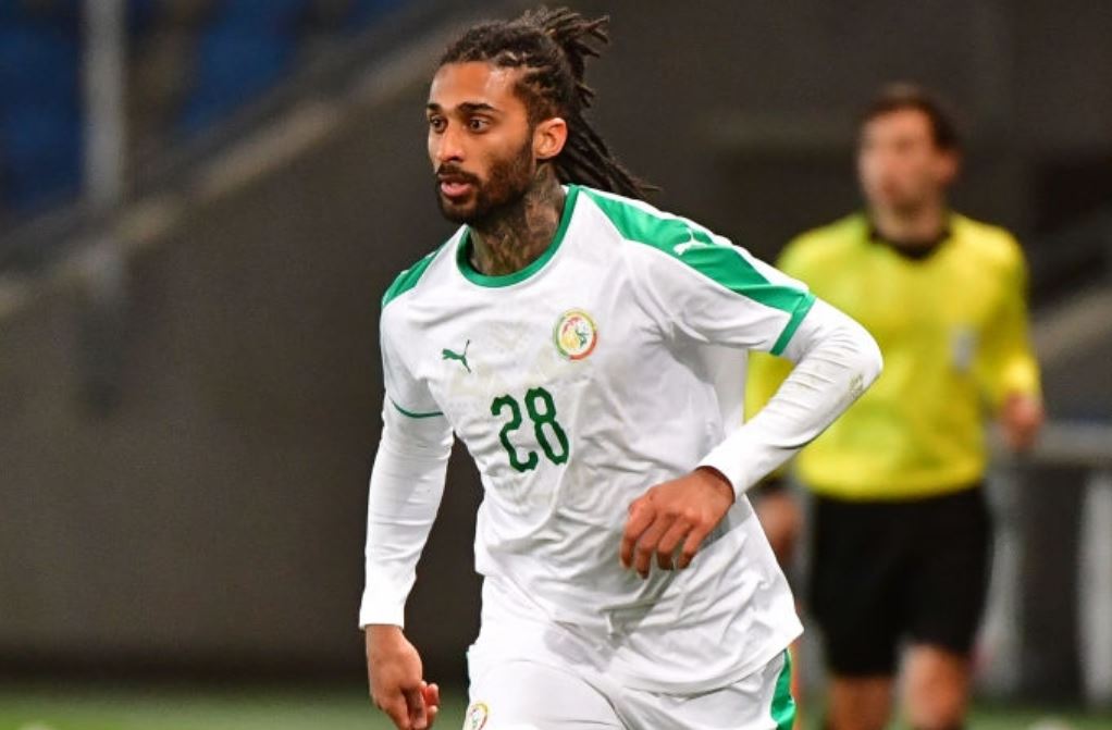 Armand Traoré playing for Senegal